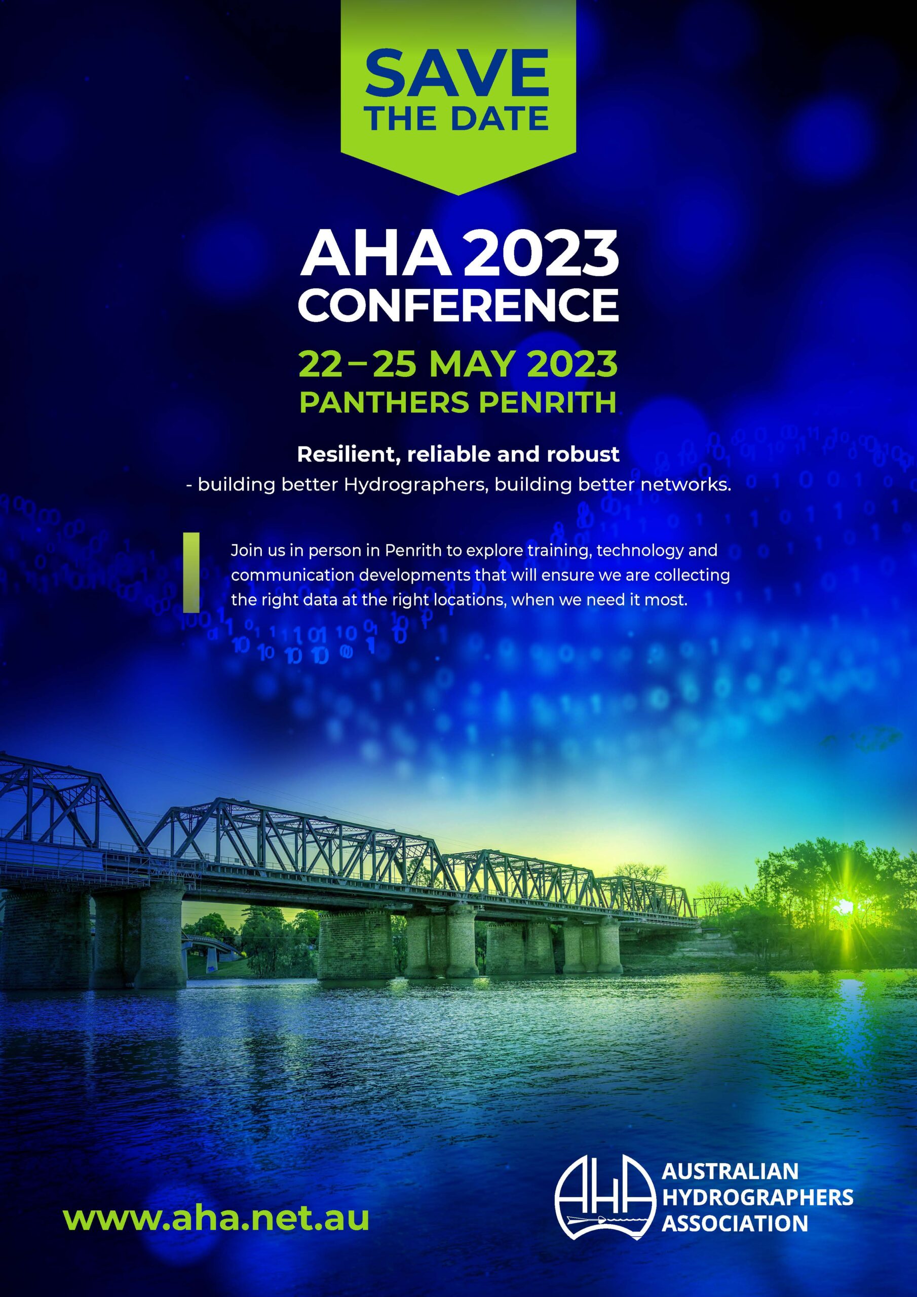 AHA 2023 Conference A4 Ad Australian Hydrographers Association